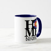 HOME Brighton Colorado 11oz Mok (Voorkant rechts)