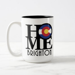 HOME Brighton Colorado 15oz Tweekleurige Koffiemok