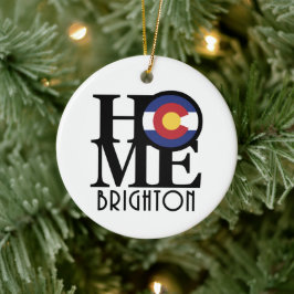 HOME Brighton Colorado Keramisch Ornament
