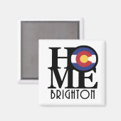 HOME Brighton Colorado Magneet (Voorkant / Achterkant)