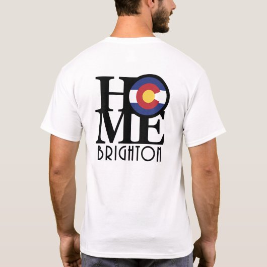 HOME Brighton Colorado T-shirt (Achterkant)