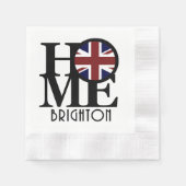 HOME Brighton England Servet (Voorkant)