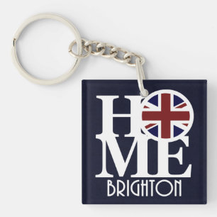HOME Brighton England Sleutelhanger