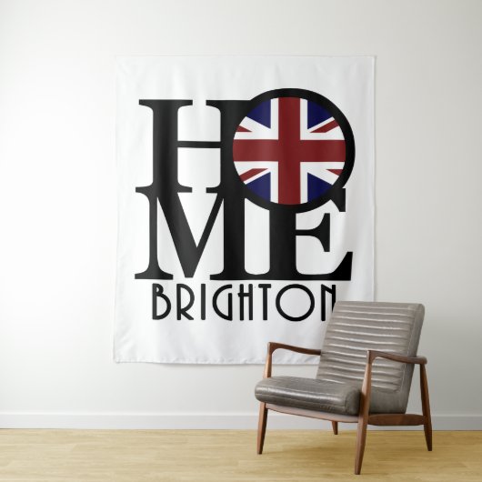 HOME Brighton England Wandkleed (In situ)