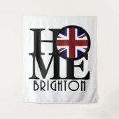 HOME Brighton England Wandkleed (Voorkant)