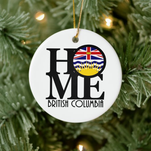 HOME British Columbia Keramisch Ornament (Boom)