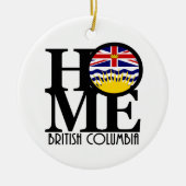 HOME British Columbia Keramisch Ornament (Voorkant)