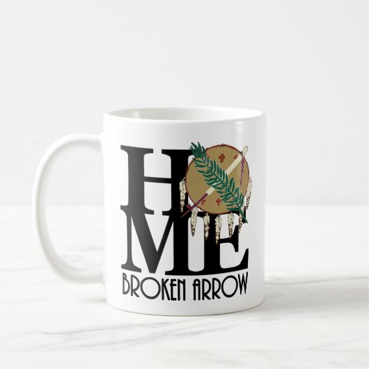 HOME Broken Arrow 11oz Koffiemok (Links)