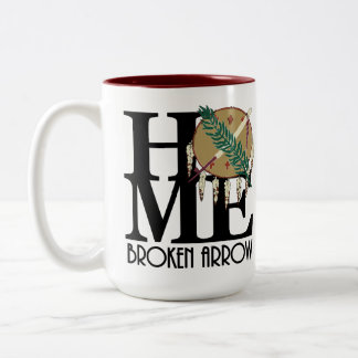 HOME Broken Arrow 15oz Tweekleurige Koffiemok