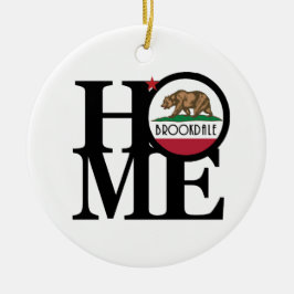 HOME Brookdale CA Keramisch Ornament