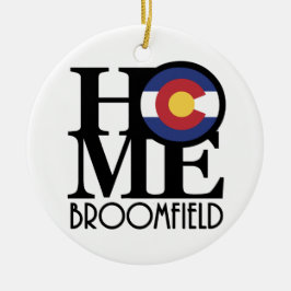 HOME Broomfield Colorado Keramisch Ornament