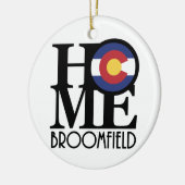 HOME Broomfield Colorado Keramisch Ornament (Links)