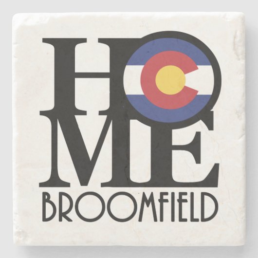 HOME Broomfield Colorado Stenen Onderzetter (Voorkant)