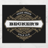 Home Brouwen Bier Etiket (Enkel label)