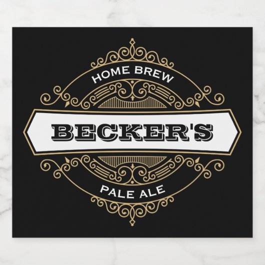  Home Brouwen Bier Etiket (Enkel label)