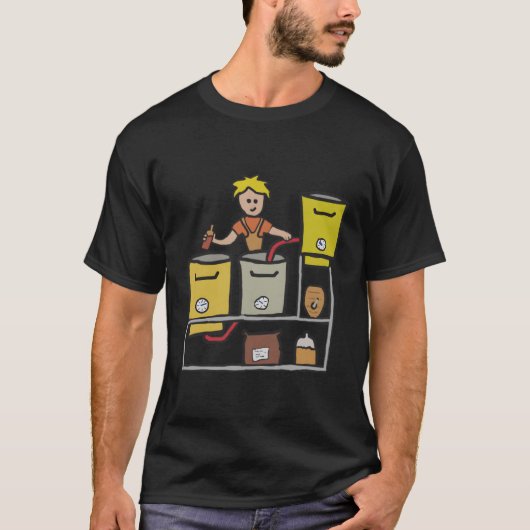 Home Brouwen Master Brewer T-shirt (Voorkant)