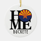 HOME Buckeye Arizona Keramisch Ornament (Voorkant)
