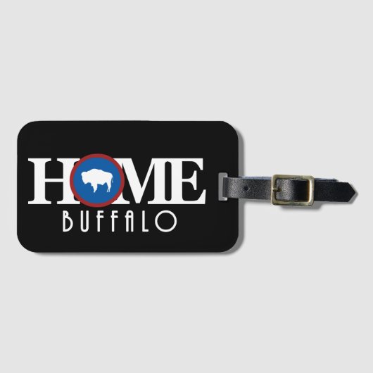 HOME Buffalo WY Bagagelabel (Voorkant (horizontaal))