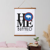 HOME Buffalo Wyoming Hangend Wandkleed (Slaapkamer)