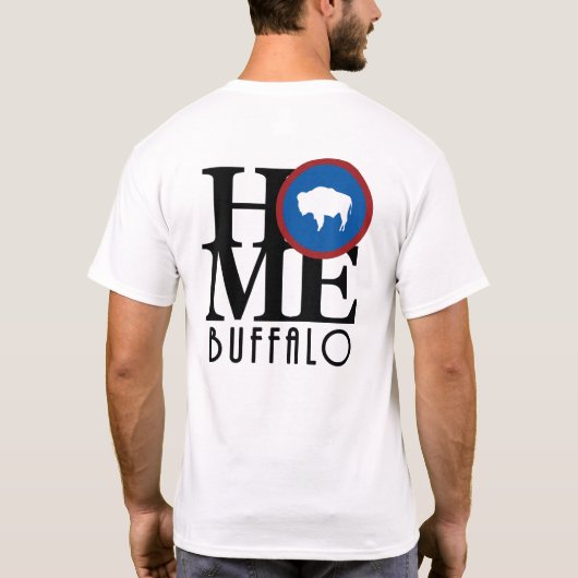 HOME Buffalo Wyoming T-shirt (Achterkant)