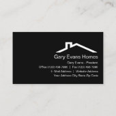 Home Builder Minimal Design Visitekaartje (Achterkant)