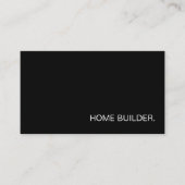 Home Builder Minimal Design Visitekaartje (Voorkant)