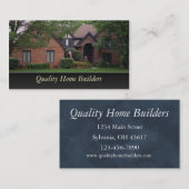 Home Builder Visitekaartje (Voorkant / Achterkant)
