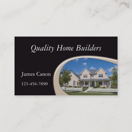 Home Builder Visitekaartje (Voorkant)