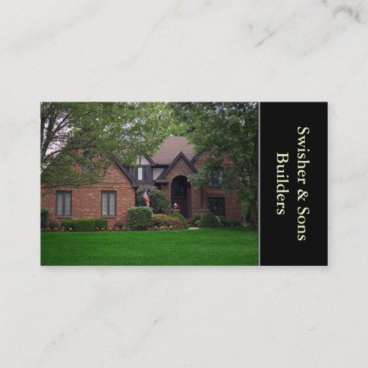 Home Builder Visitekaartje (Voorkant)