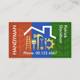 Home Building Landscape Gold Tools Visitekaartje