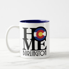 HOME Burlington Colorado 11oz Tweekleurige Koffiemok