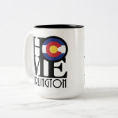 HOME Burlington Colorado 15oz Tweekleurige Koffiemok (Voorkant links)