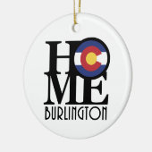 HOME Burlington Colorado Keramisch Ornament (Links)