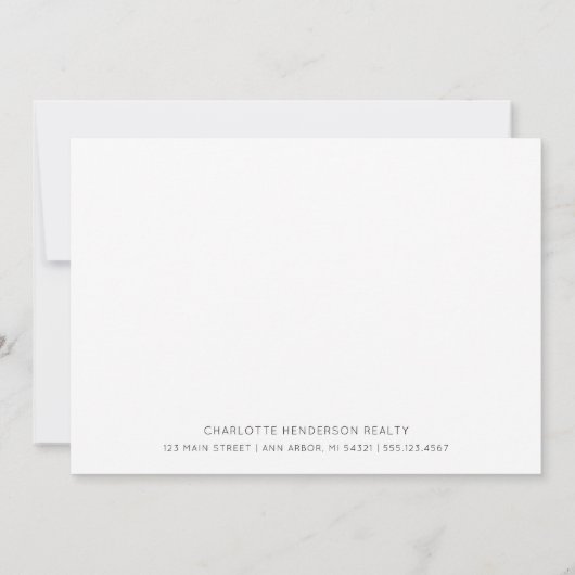 Home Business Bedankkaart (Achterkant)