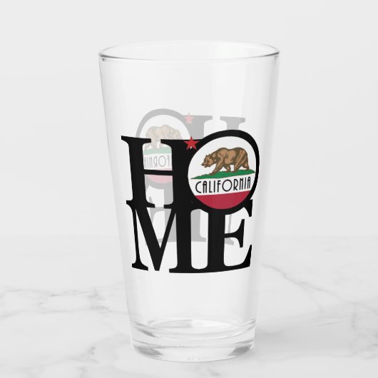 HOME Californië Glas (Achterkant)