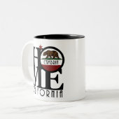 HOME Cambria California 11oz Tweekleurige Koffiemok (Voorkant links)