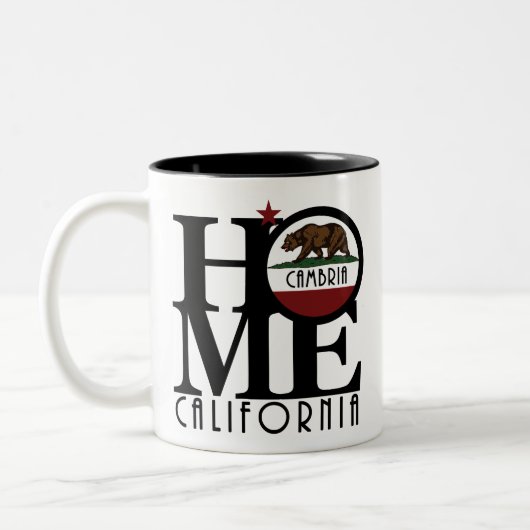 HOME Cambria California 11oz Tweekleurige Koffiemok (Links)