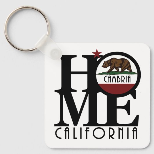 HOME Cambria California Sleutelhanger (Voorkant)
