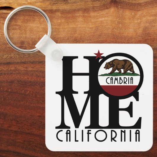HOME Cambria California Sleutelhanger (Voorkant)