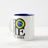 HOME Campo Grande 11oz Tweekleurige Koffiemok (Voorkant links)