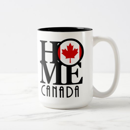 HOME Canada 15oz Tweekleurige Koffiemok (Rechts)