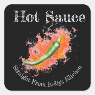 Home Canning Business Hot Sauce Eten Label