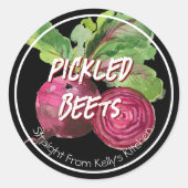 Home Canning Business Pickled Beets Label (Voorkant)