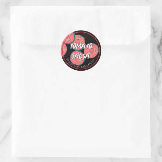 Home Canning Business Tomato Salsa Modern Label (Tas)