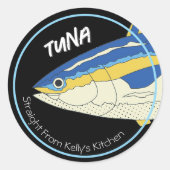 Home Canning Business Tuna Fish Modern Label (Voorkant)