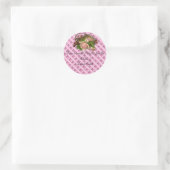 Home Canning Labels - met Roze Rozen (Tas)