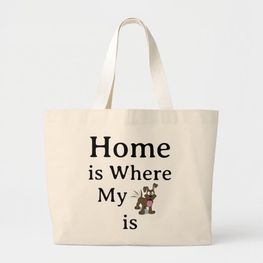 Home Canvas tas (Voorkant)