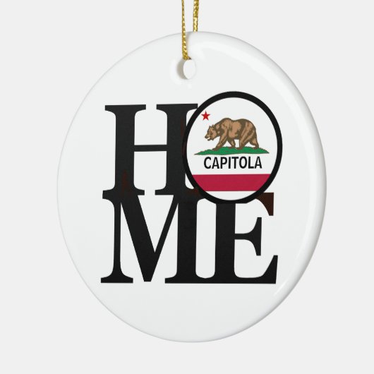 HOME Capitola CA Keramisch Ornament (Links)