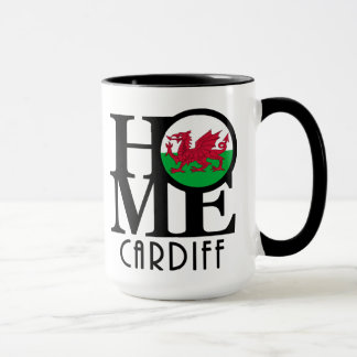 HOME Cardiff Wales 15oz Mok