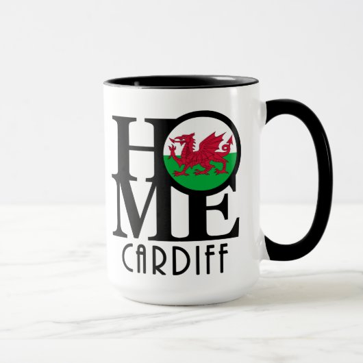 HOME Cardiff Wales 15oz Mok (Rechts)